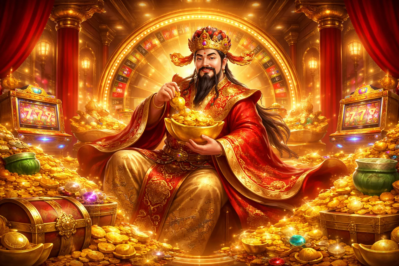 Sân vận động với ánh đèn rực rỡ, biểu tượng chiến thắng trong cá cược thể thao fu88